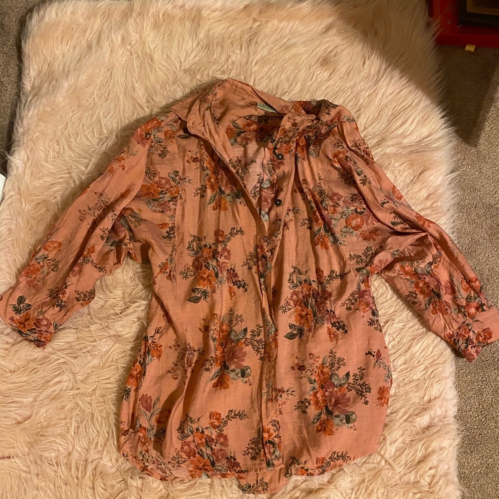 Floral Button up